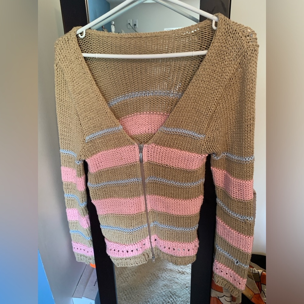 KNITTED. CARDIGAN 16” - 17” PTP